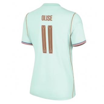 Billige Fotballdrakt Frankrike Michael Olise #11 Replika Bortedrakt Dame VM 2026 Kortermet